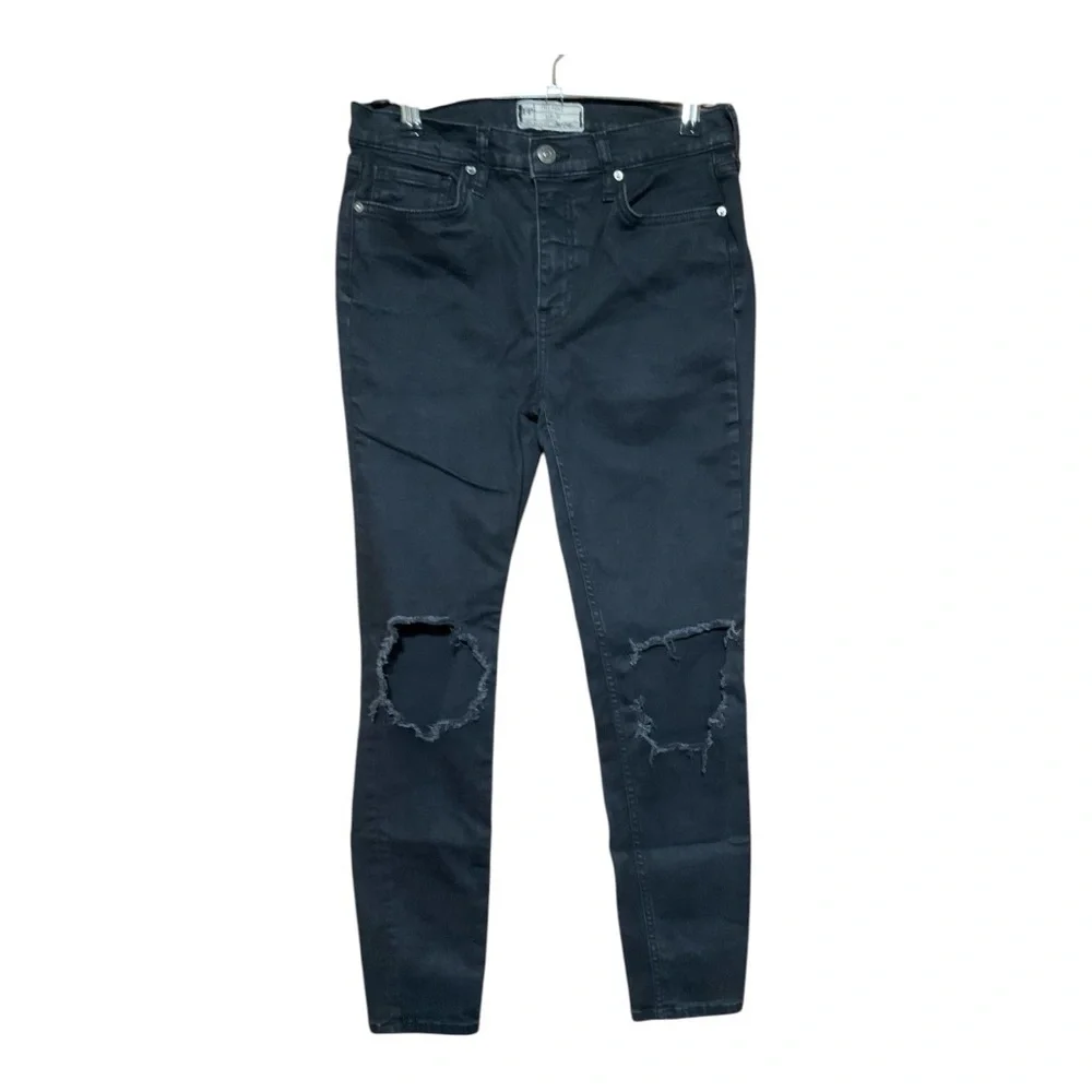 Free People Busted High Rise Skinny Jeans Size 28